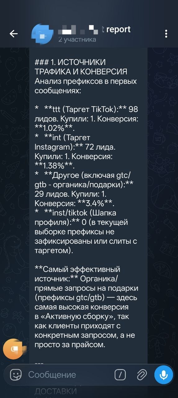 Скриншот отчёта Synkro 5